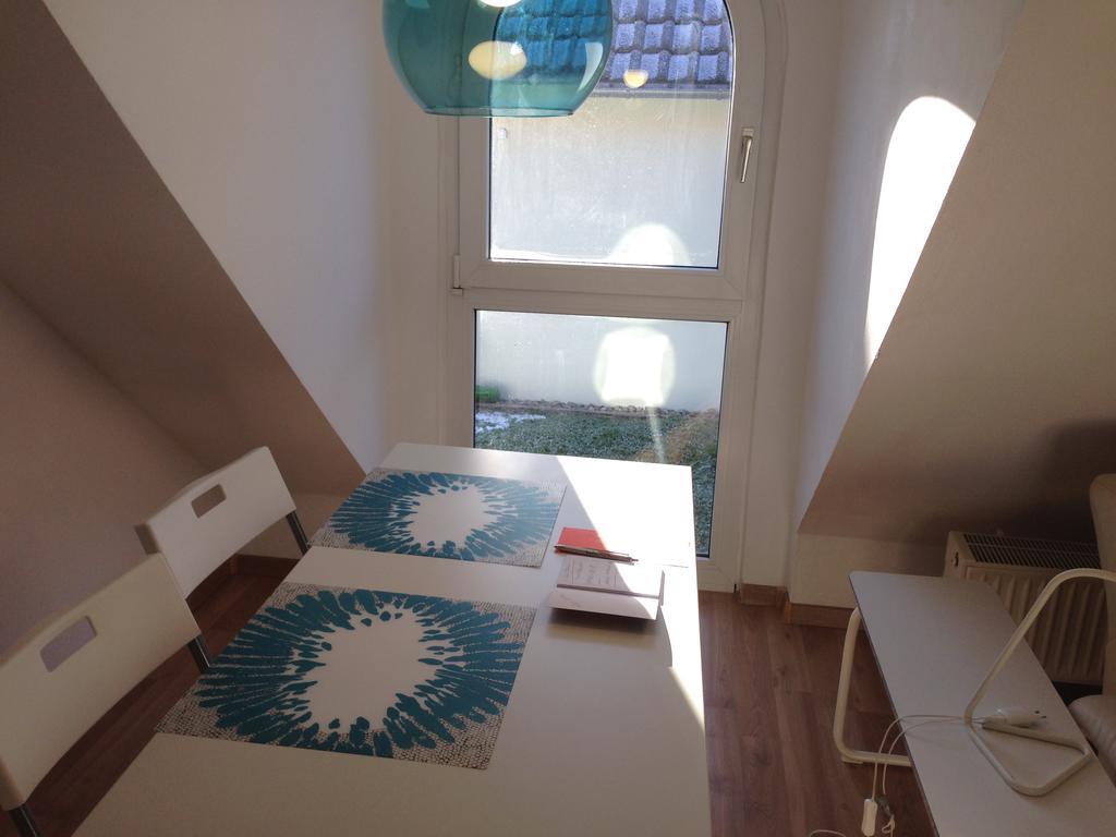 Studio Ochsenfurt Mit Sonnigem Balkon Eksteriør bilde